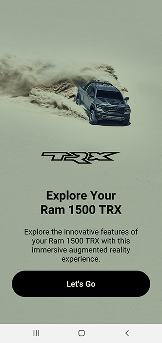 Ram 1500 TRX Know & Go App