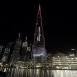 Porsche Taycan Burj Khalifa