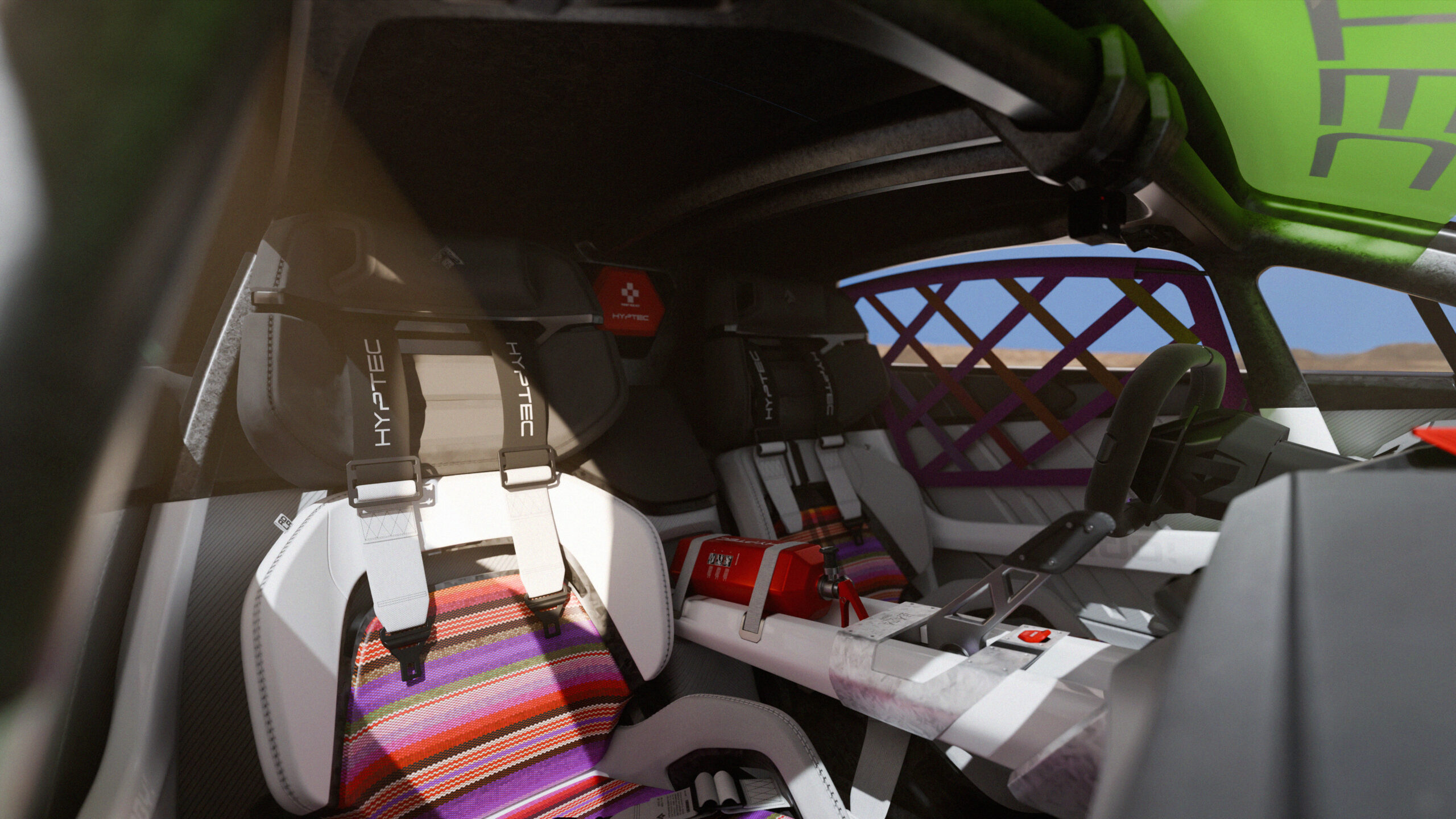 hyperauto eléctrico HYPTEC SSR Baja Concept