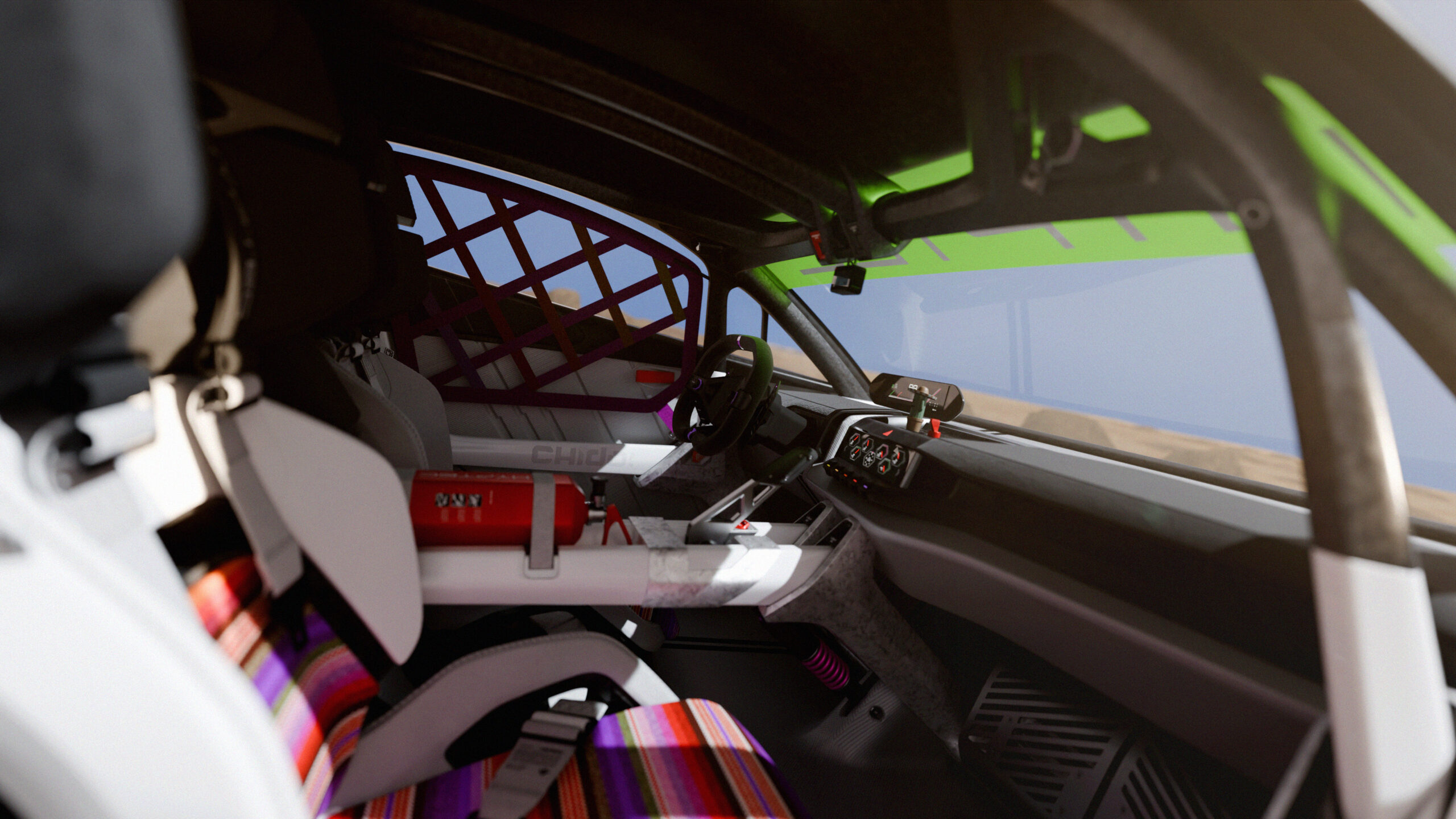 hyperauto eléctrico HYPTEC SSR Baja Concept