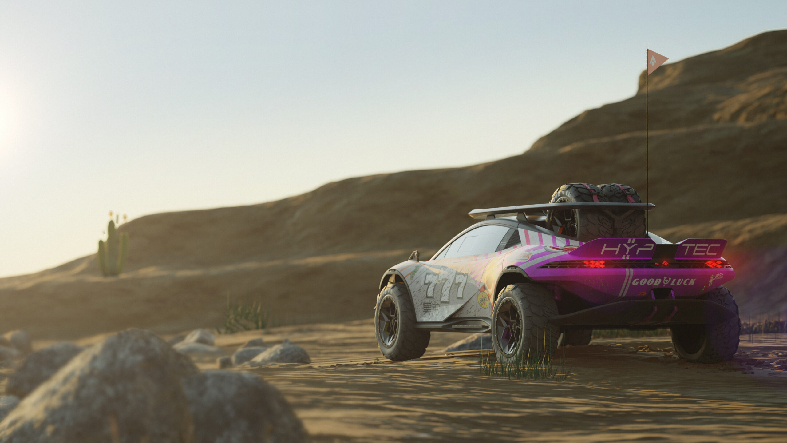 hyperauto eléctrico HYPTEC SSR Baja Concept