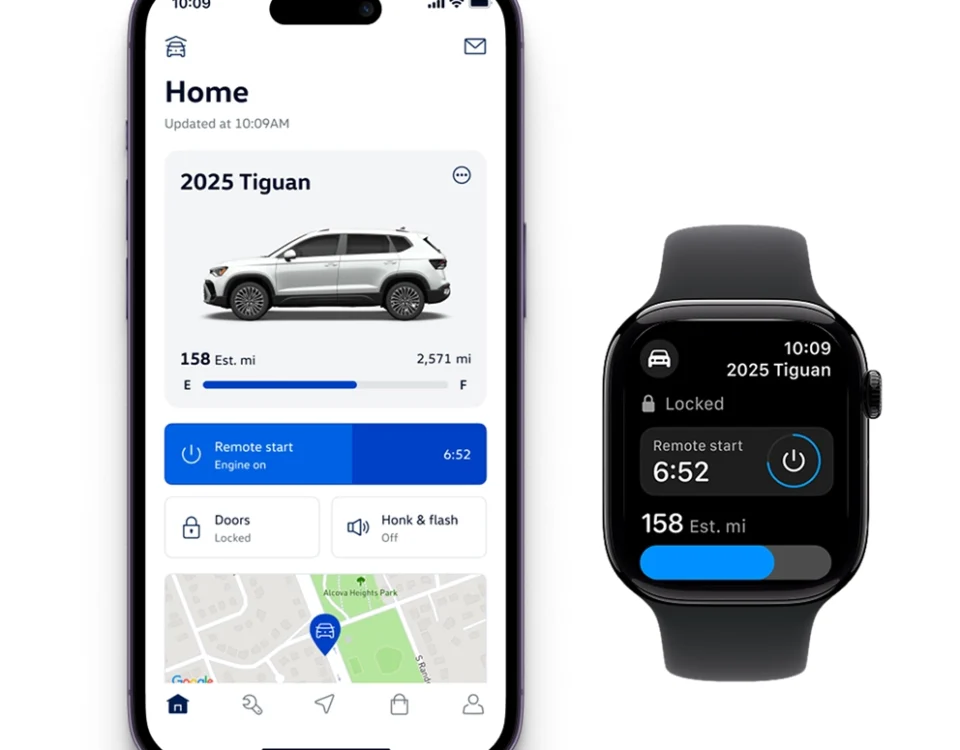 app myVW smartwatch