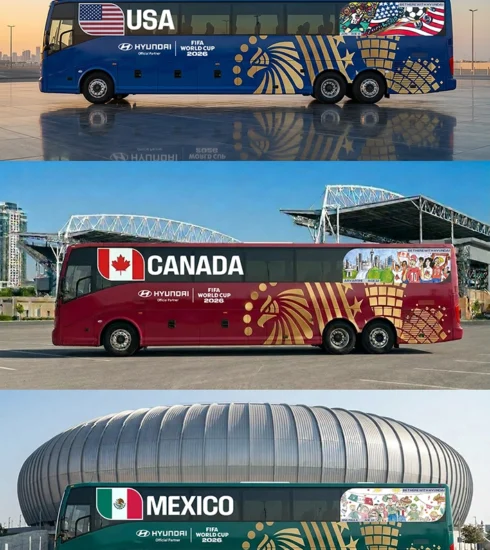 Autobuses oficiales Mundial 2026