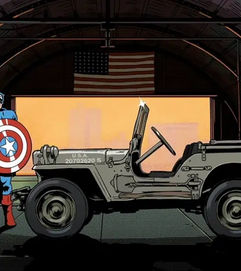 Jeep Wrangler Capitán América